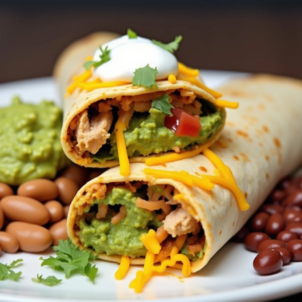 Burrito generated by Bagel