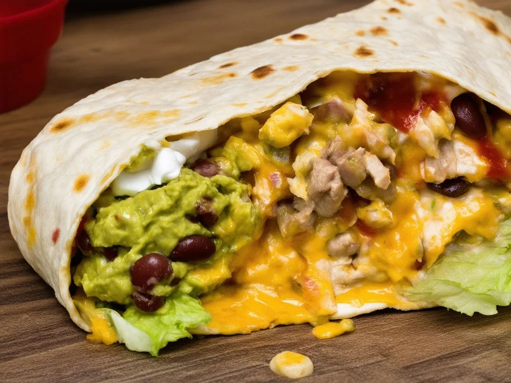 Burrito generated by SD v3.5 Medium