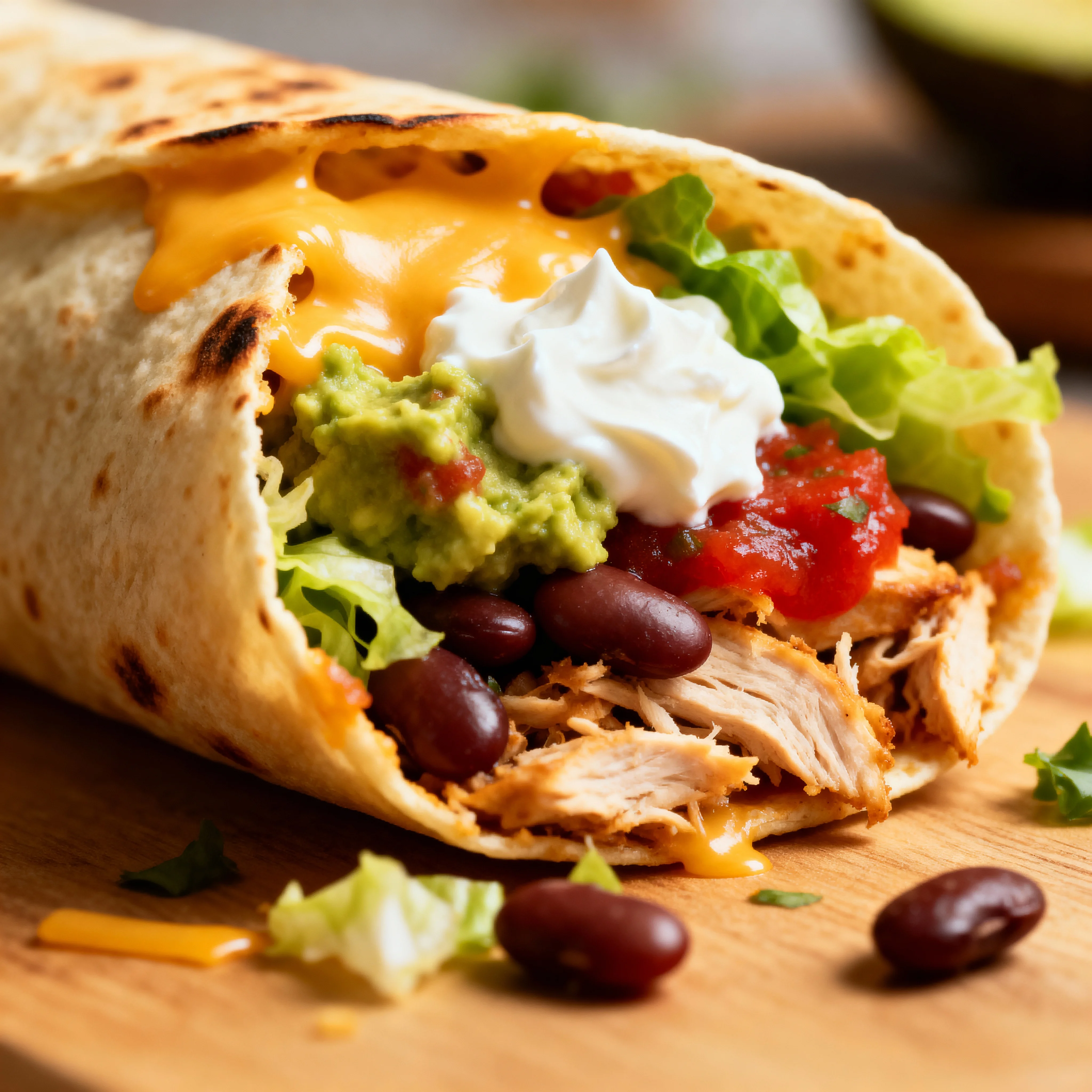 Burrito generated by Seedream V4